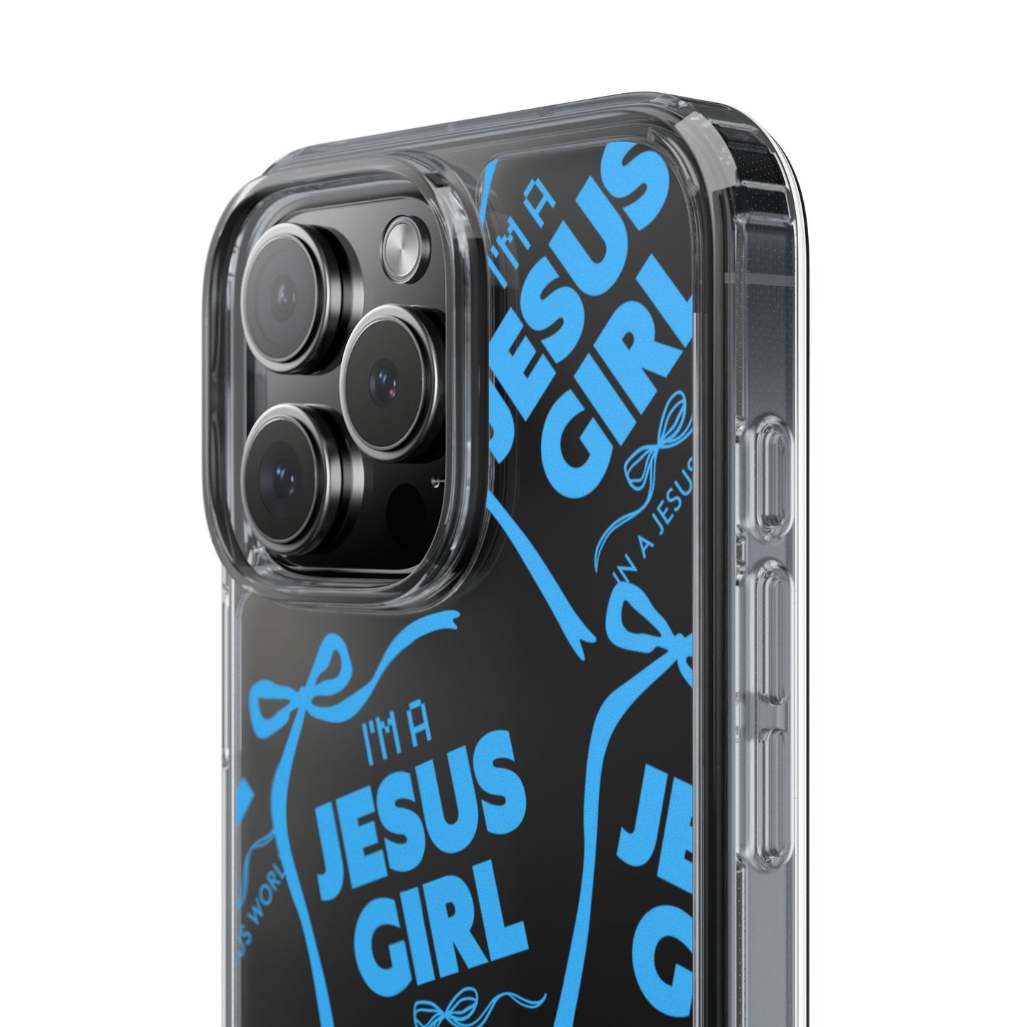I'm a Jesus Girl Blue Case -Clear