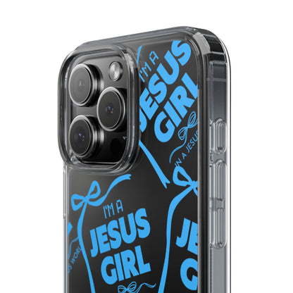I'm a Jesus Girl Blue Case -Clear