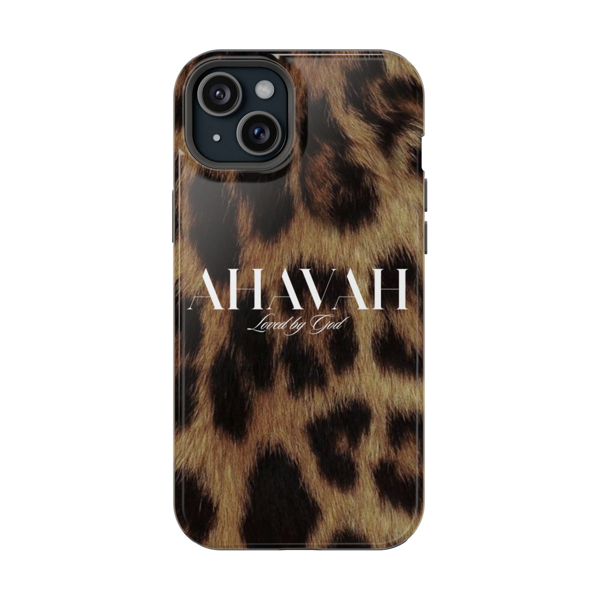 Leopard Print Ahavah Phone Case