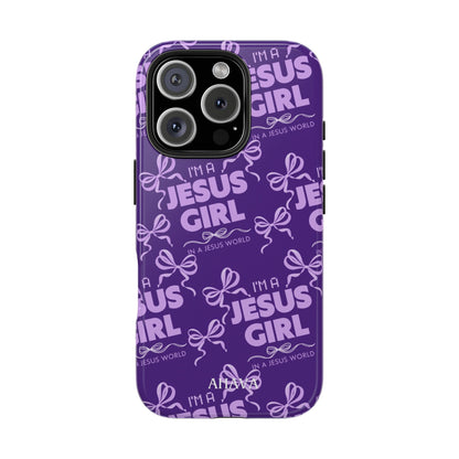 I'm a Jesus Girl Phone Case - Purple