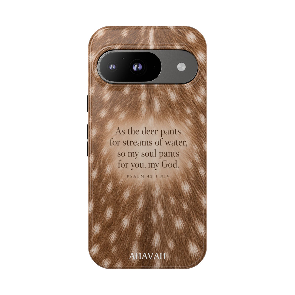 Psalm 42:1 Fawn Print Phone Case