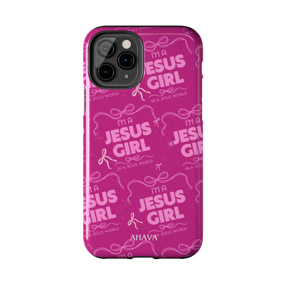 I'm a Jesus Girl Phone Case - Pink