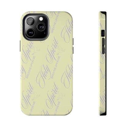 "Holy Spirit, Breathe Upon me" Buttercream Phone Case