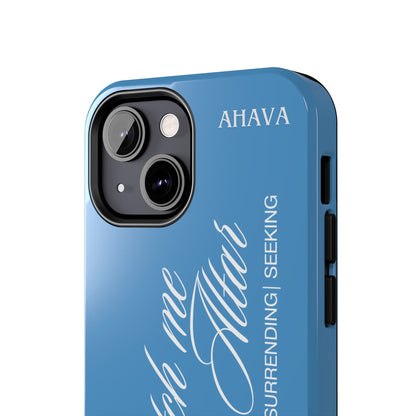 "Catch Me at the Altar" Light Blue Phone Case