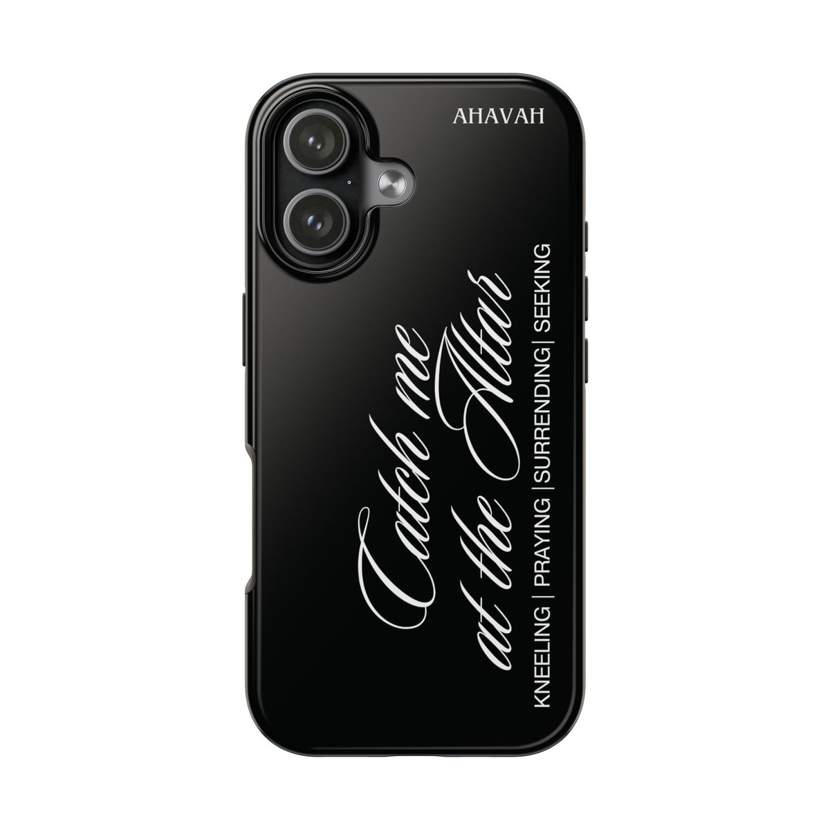 Catch Me at the Altar Black Phone Case