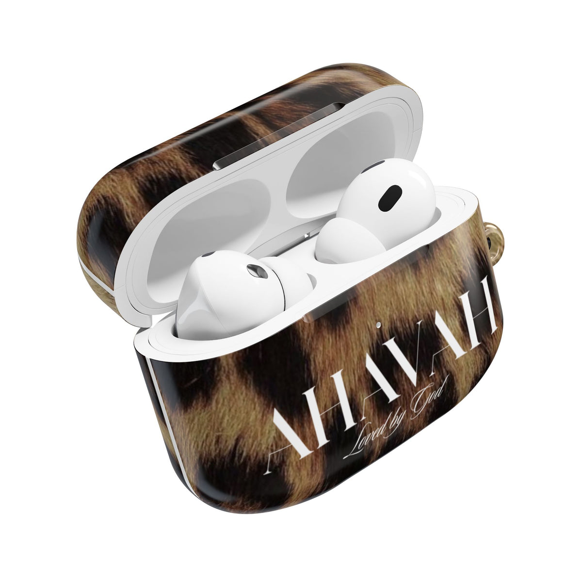 Copy of Personalized : Ahava Leopard Airpod Case