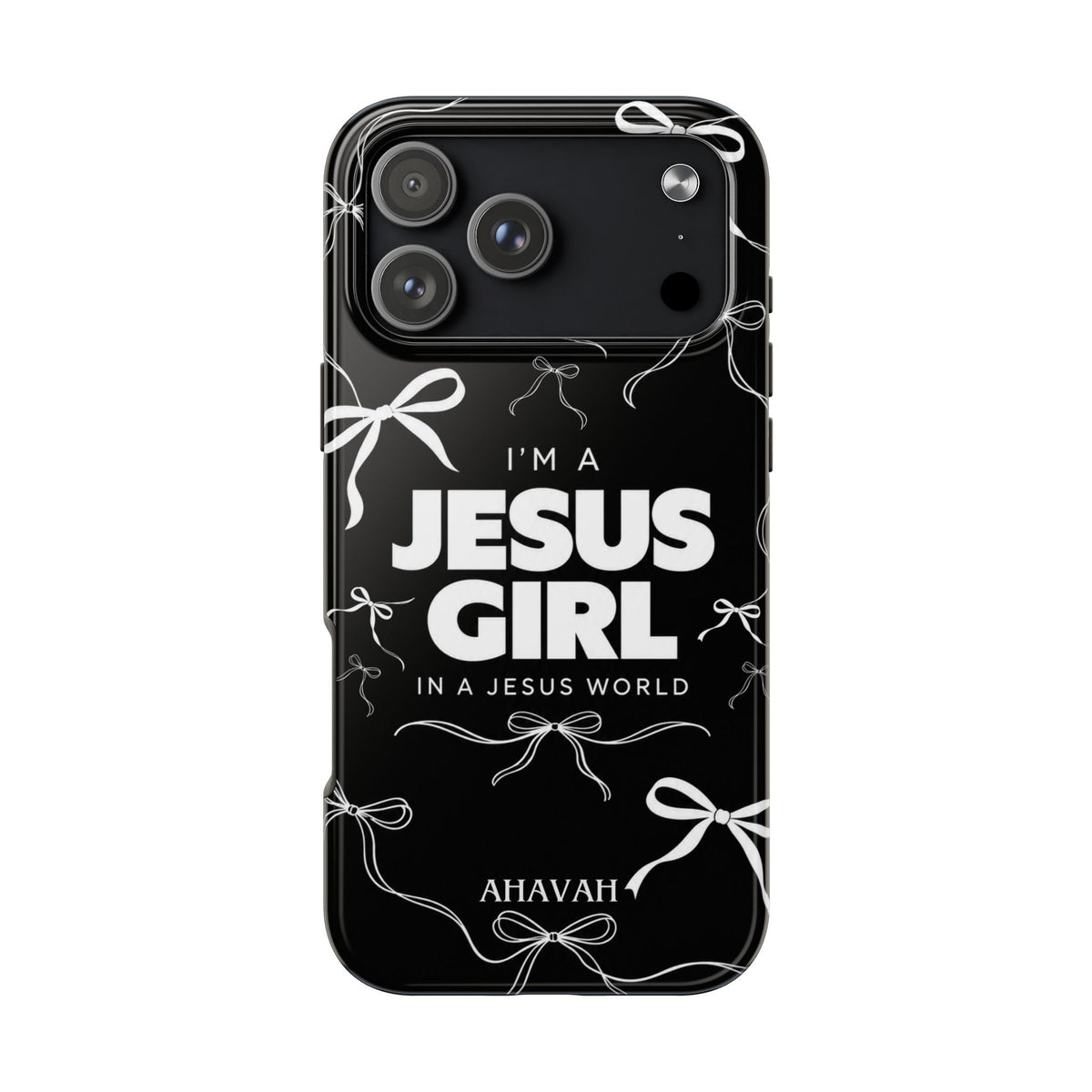 I'm a Jesus Girl Case - Midnight Black