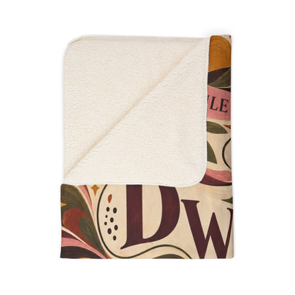 Dwell in His Presence | Sherpa Fleece Prayer Blanket