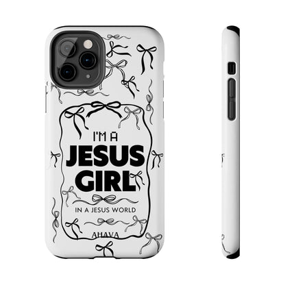 I'm a Jesus Girl  Case - black