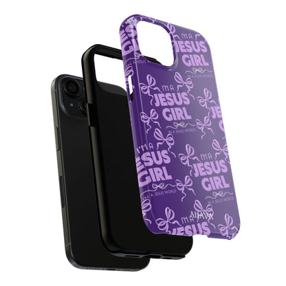 I'm a Jesus Girl Phone Case - Purple