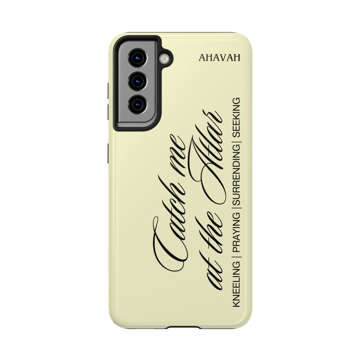 Catch Me at the Altar Phone Case - Lemon Cream