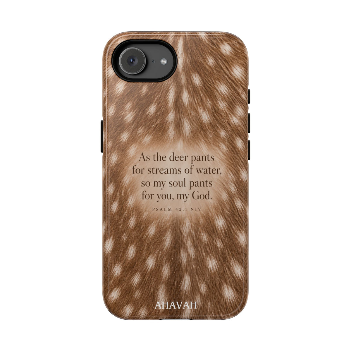 Psalm 42:1 Fawn Print Phone Case