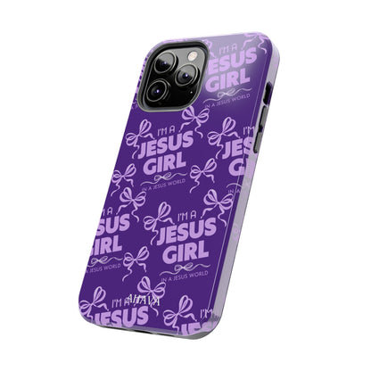 I'm a Jesus Girl Phone Case - Purple