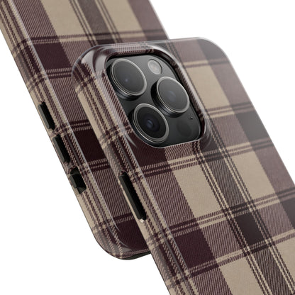 Abba’s Embrace | Warm Teddy Plaid Phone Case