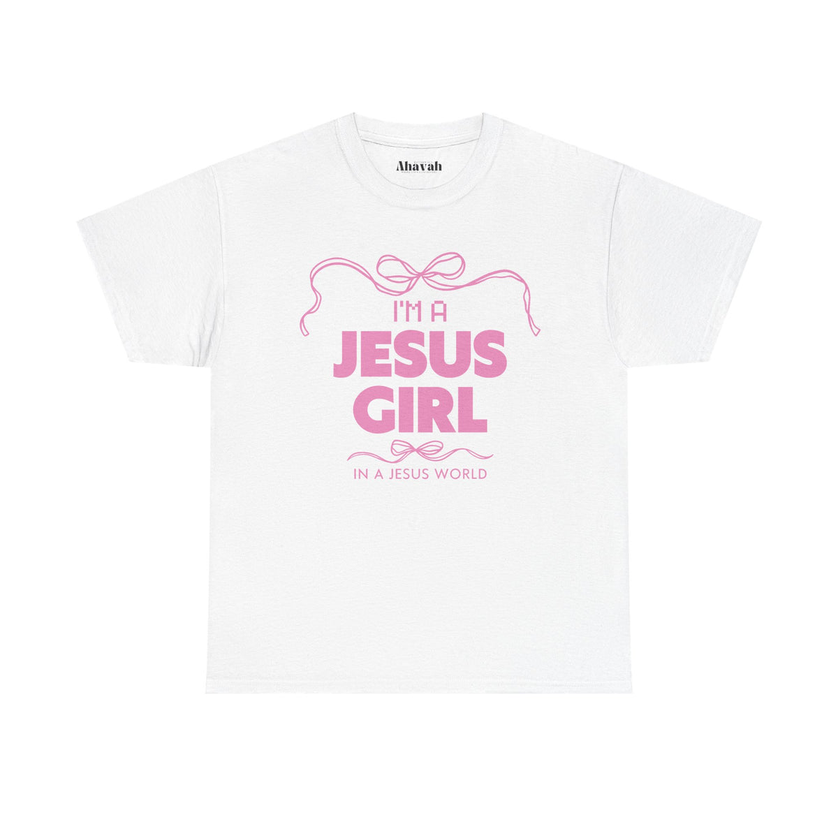 Jesus girl in a Jesus World Tee