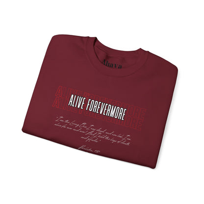 Alive Forevermore Sweatshirt – Revelation 1:18