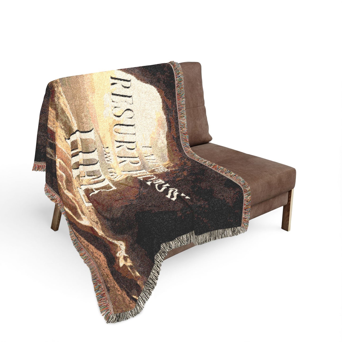 "I Am the Resurrection and the Life” Woven Prayer Blanket