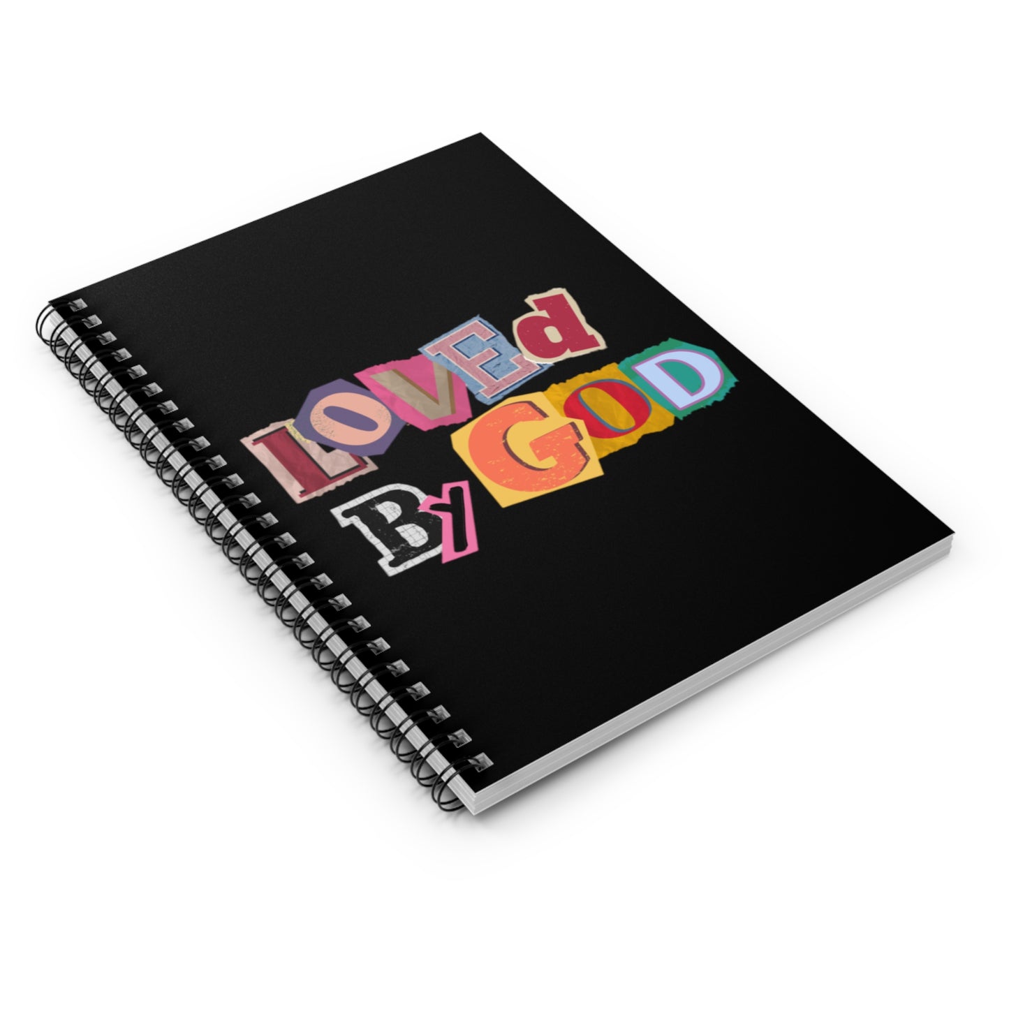 "Loved By God" Black Notebook