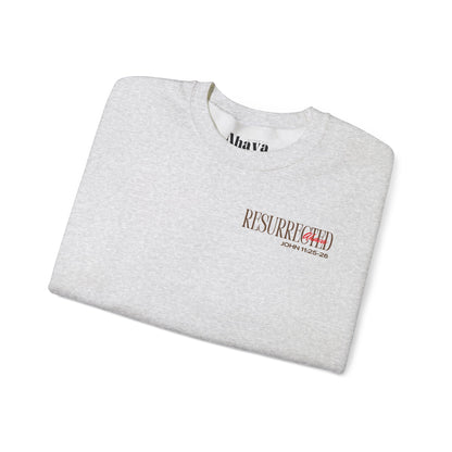 Resurrection and the Life | John 11:25 Sweatshirt