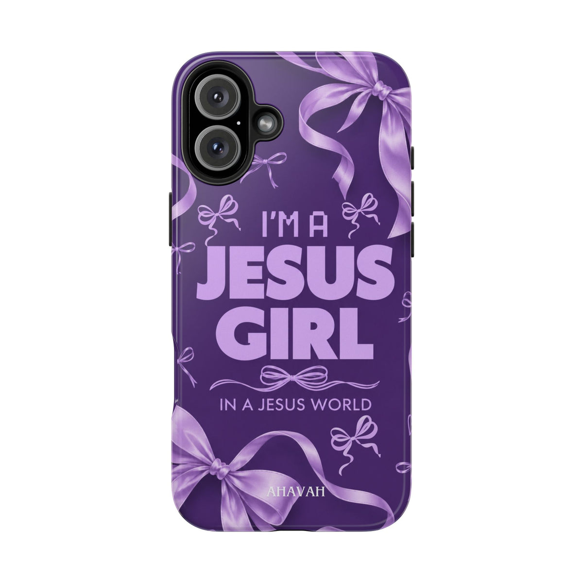 I'm a Jesus Girl Phone Case - Purple
