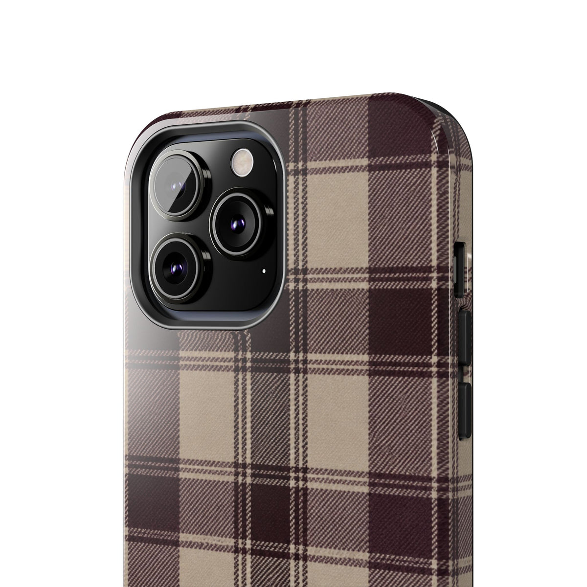 Abba’s Embrace | Warm Teddy Plaid Phone Case