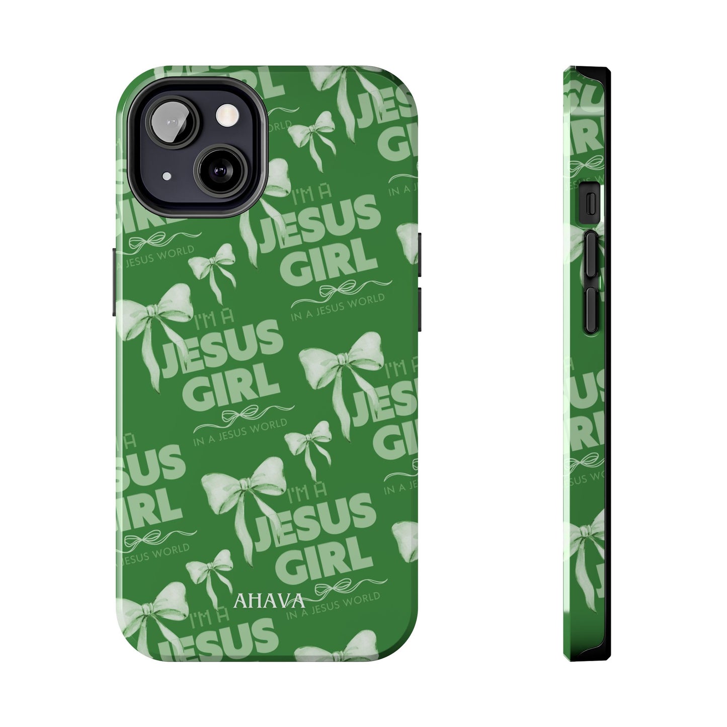 I'm a Jesus Girl Case - Green