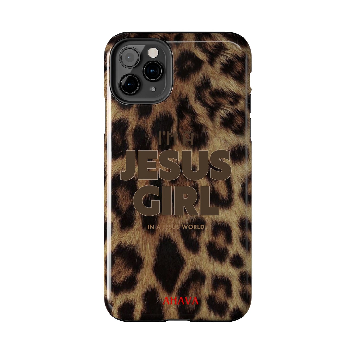 I'm a Jesus Girl Case - Leopard