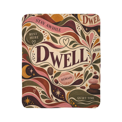 Dwell in His Presence | Sherpa Fleece Prayer Blanket