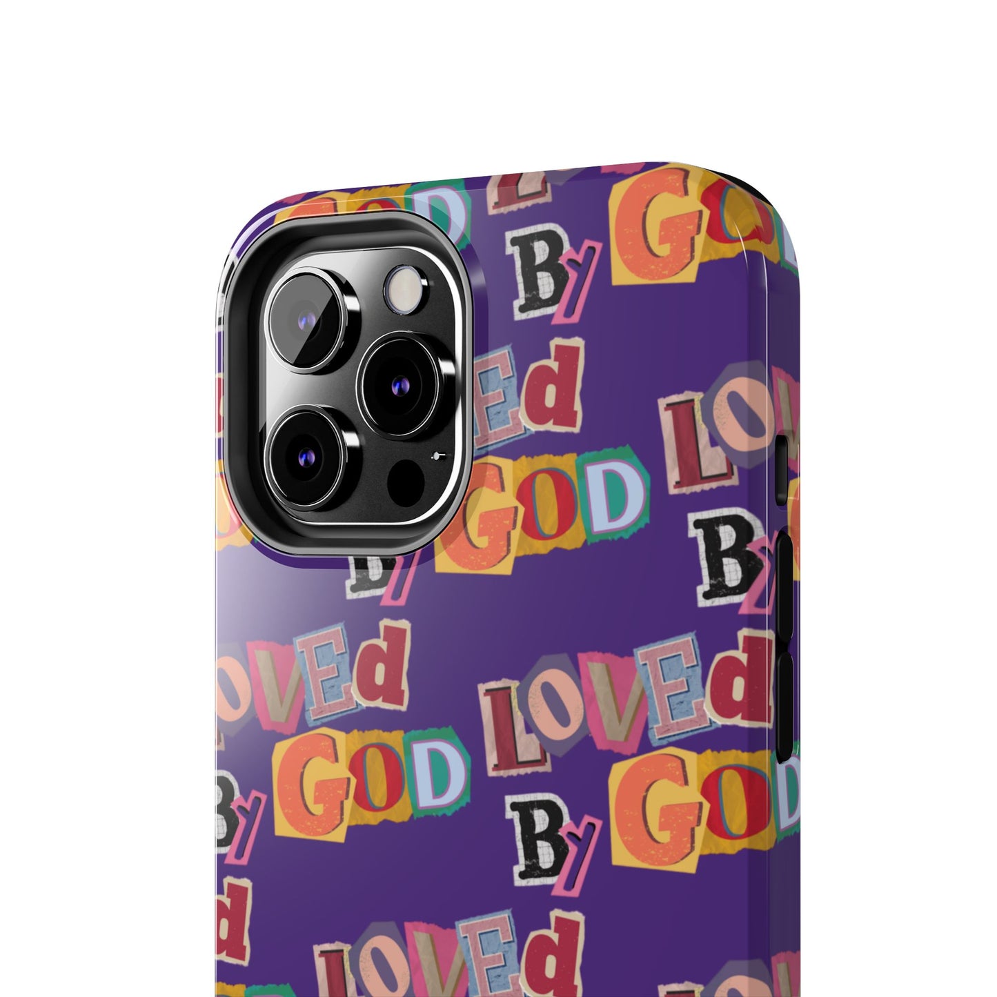 "Loved by God" Purple Phone Case