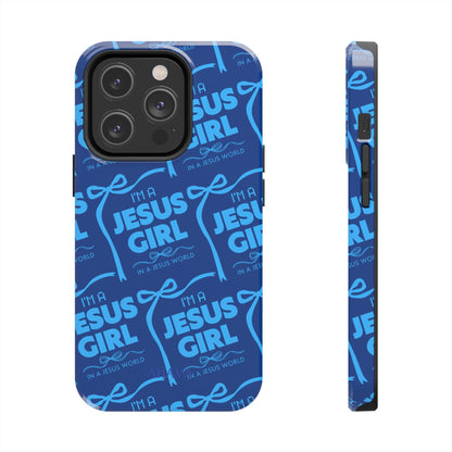 I'm a Jesus Girl Phone Case - Blue