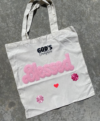 Pink Blessed Tote