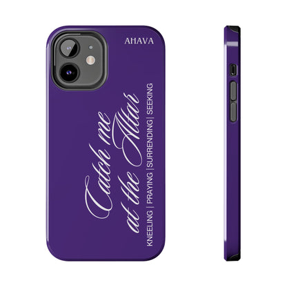 "Catch Me at the Altar" Purple Phone Case