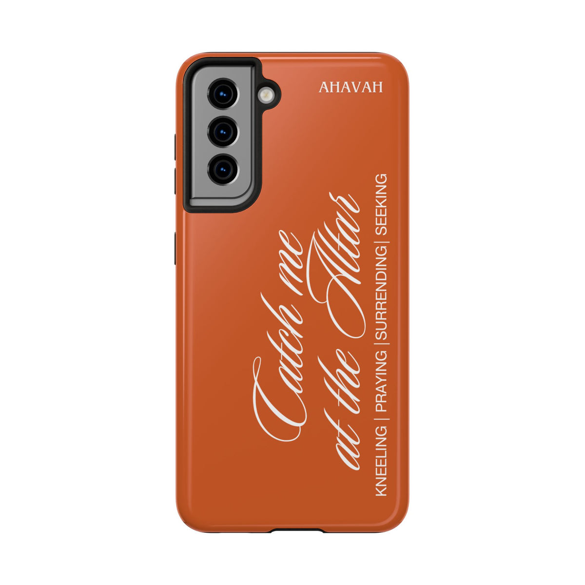 Catch Me at the Altar Phone Case | Ember orange