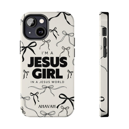 I'm a Jesus Girl White Phone Case