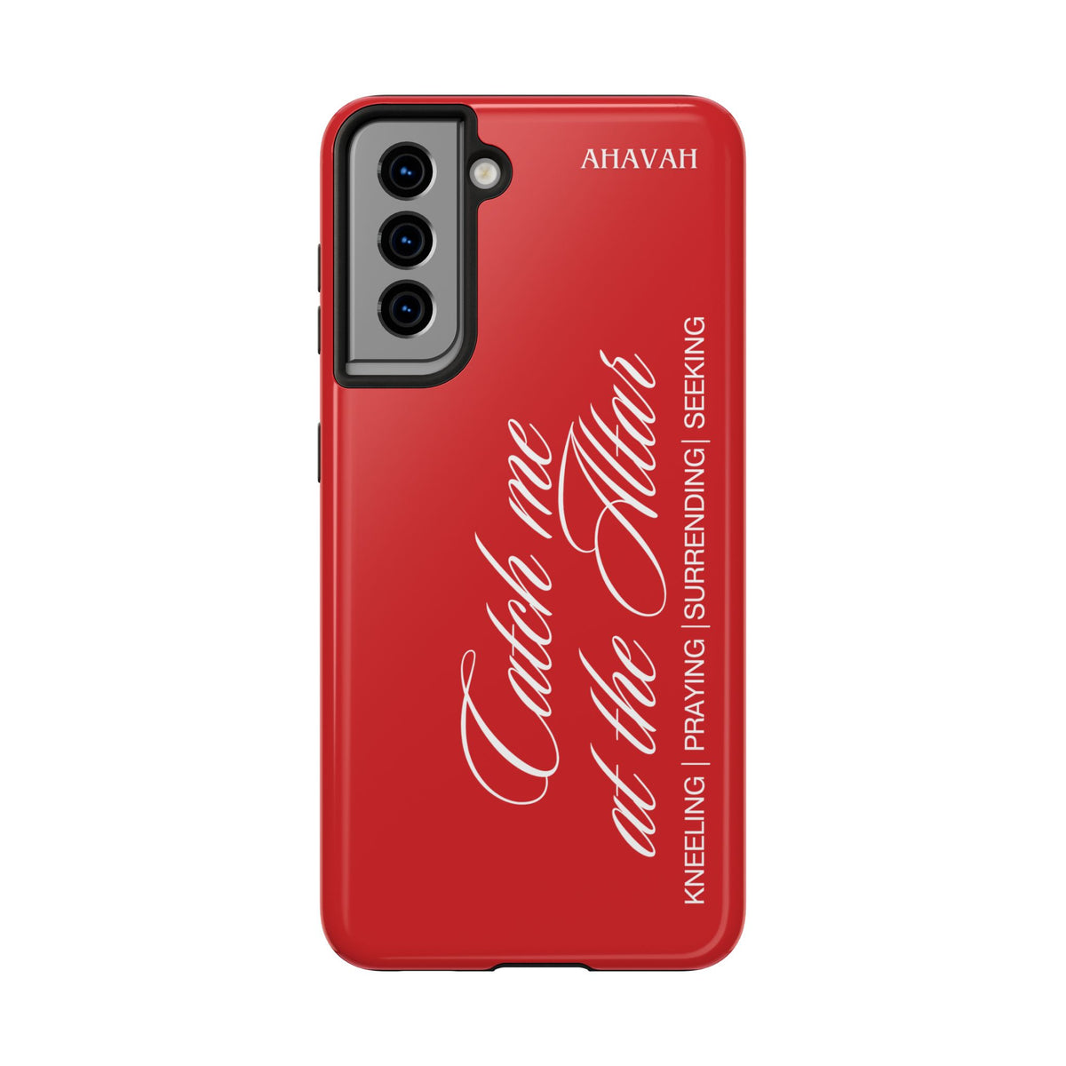Catch Me at the Altar Phone Case - Redeemed Red