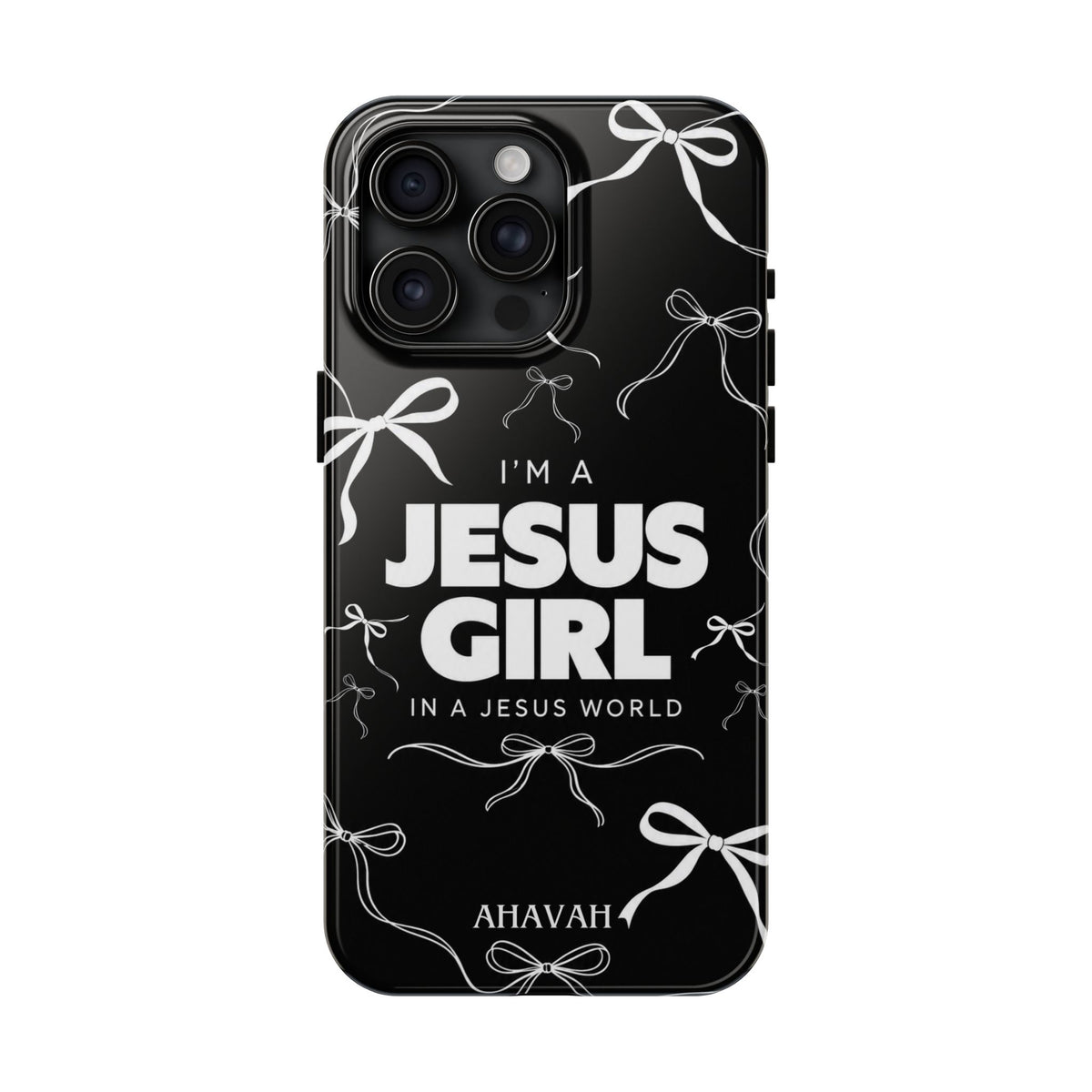 I'm a Jesus Girl Case - Midnight Black