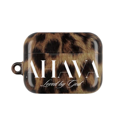 Ahava Leopard Airpod Case