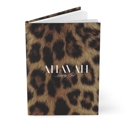 Luxe Leopard AHAVAH Hardcover Journal
