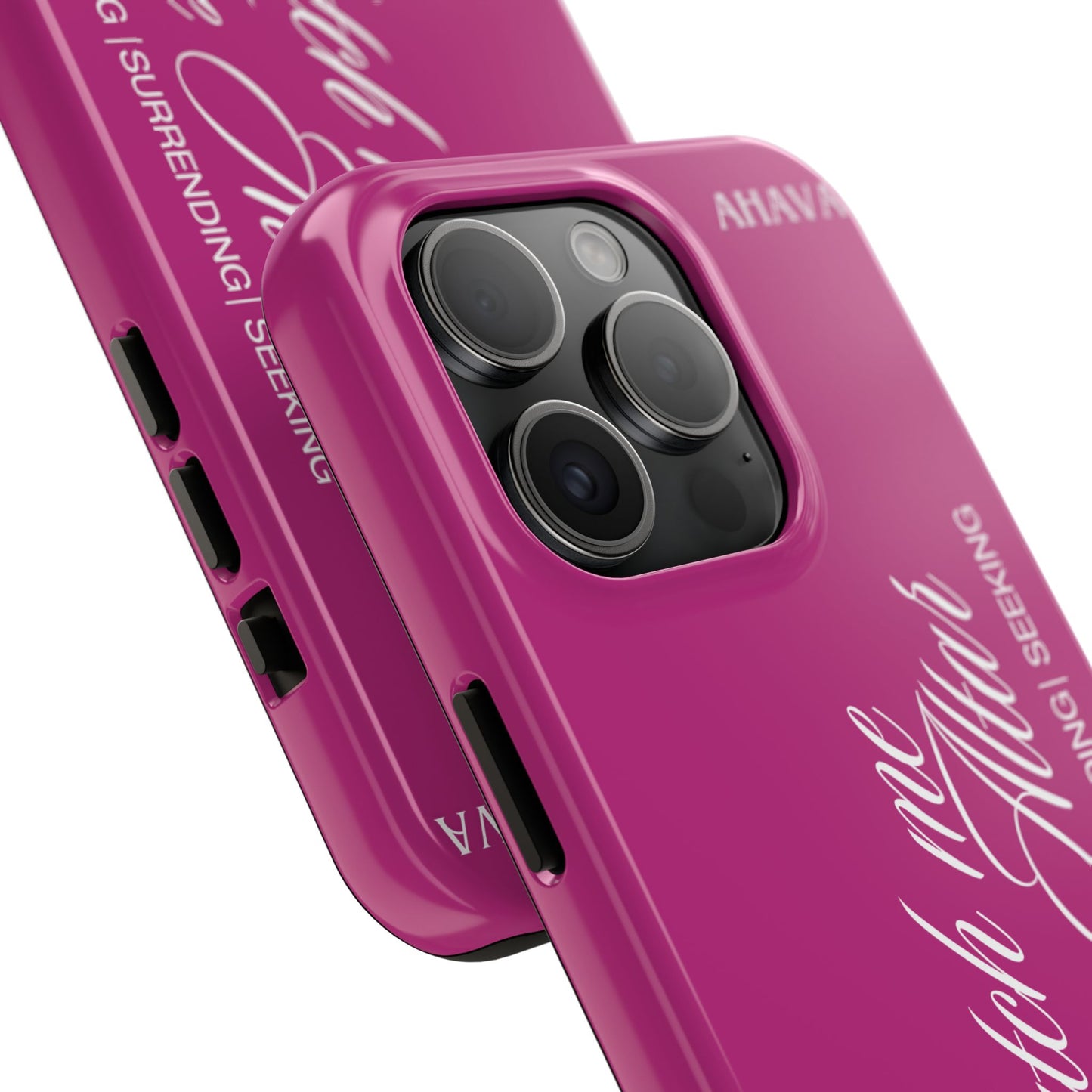 "Catch Me at the Altar" Pink Phone Case