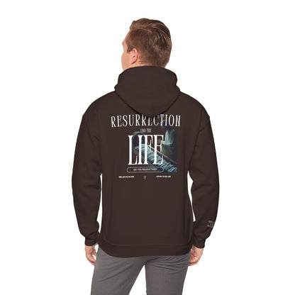 Resurrection and the Life | John 11:25 Hoodie