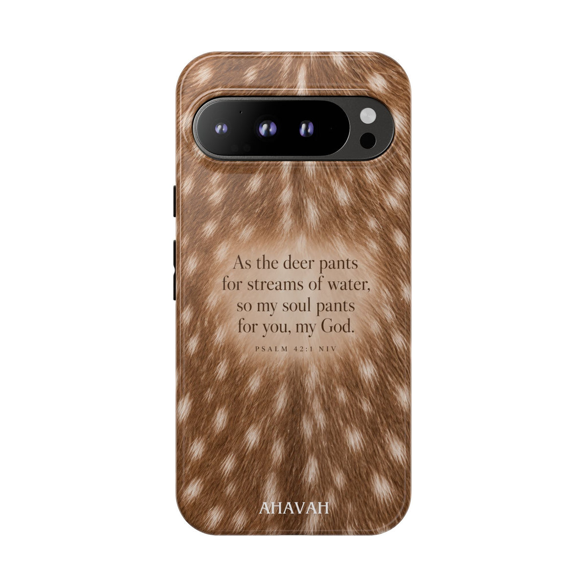 Psalm 42:1 Fawn Print Phone Case