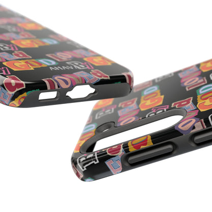 "Loved by God" Black Phone Case