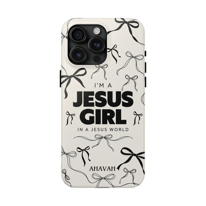 I'm a Jesus Girl White Phone Case