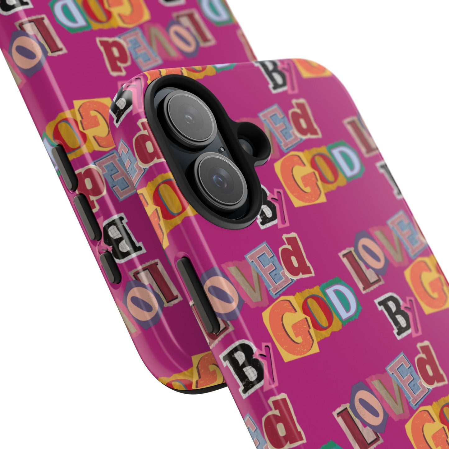 "Loved by God" Pink Phone Case