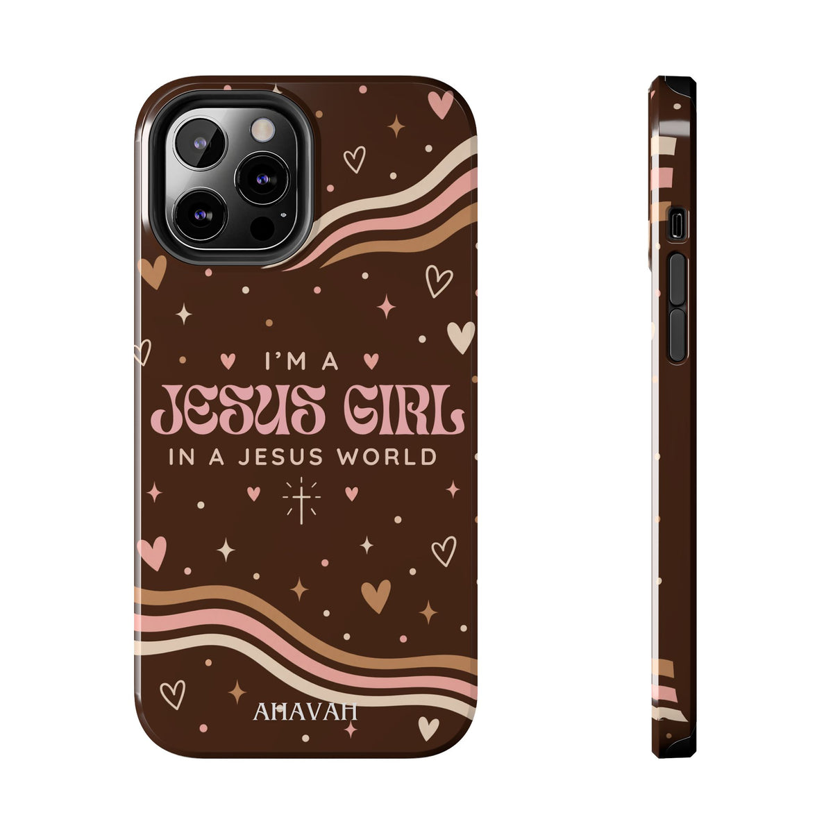 I'm a Jesus Girl Phone Case (Mocha / Brown)