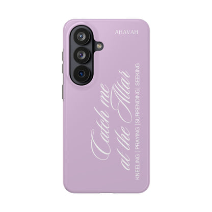 Catch Me at the Altar Phone Case | Lavender Veil