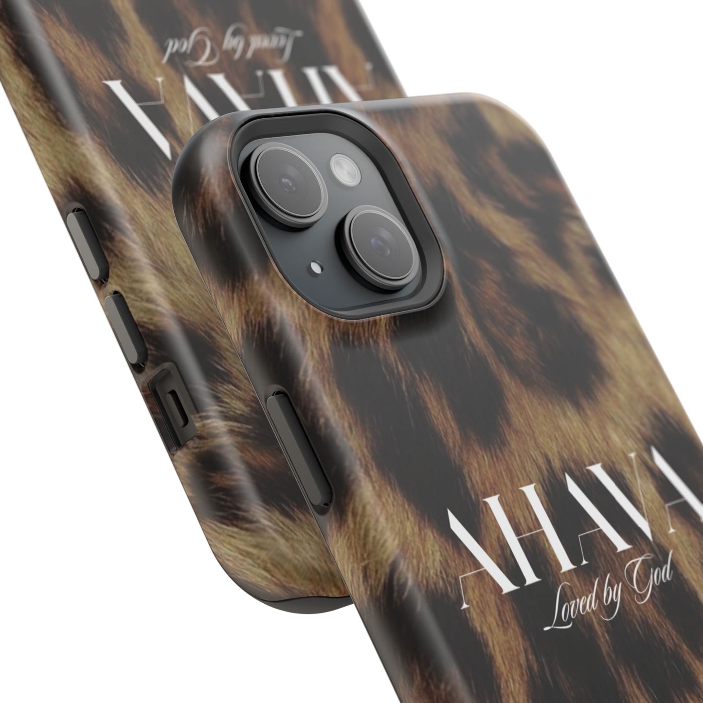 Leopard Print Ahava Phone Case