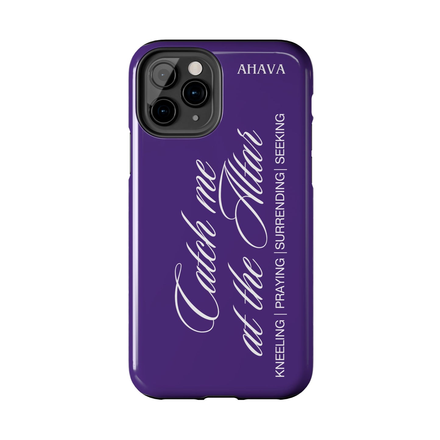 "Catch Me at the Altar" Purple Phone Case