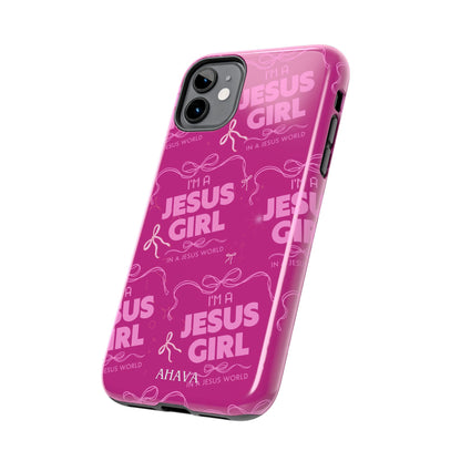 I'm a Jesus Girl Phone Case - Pink