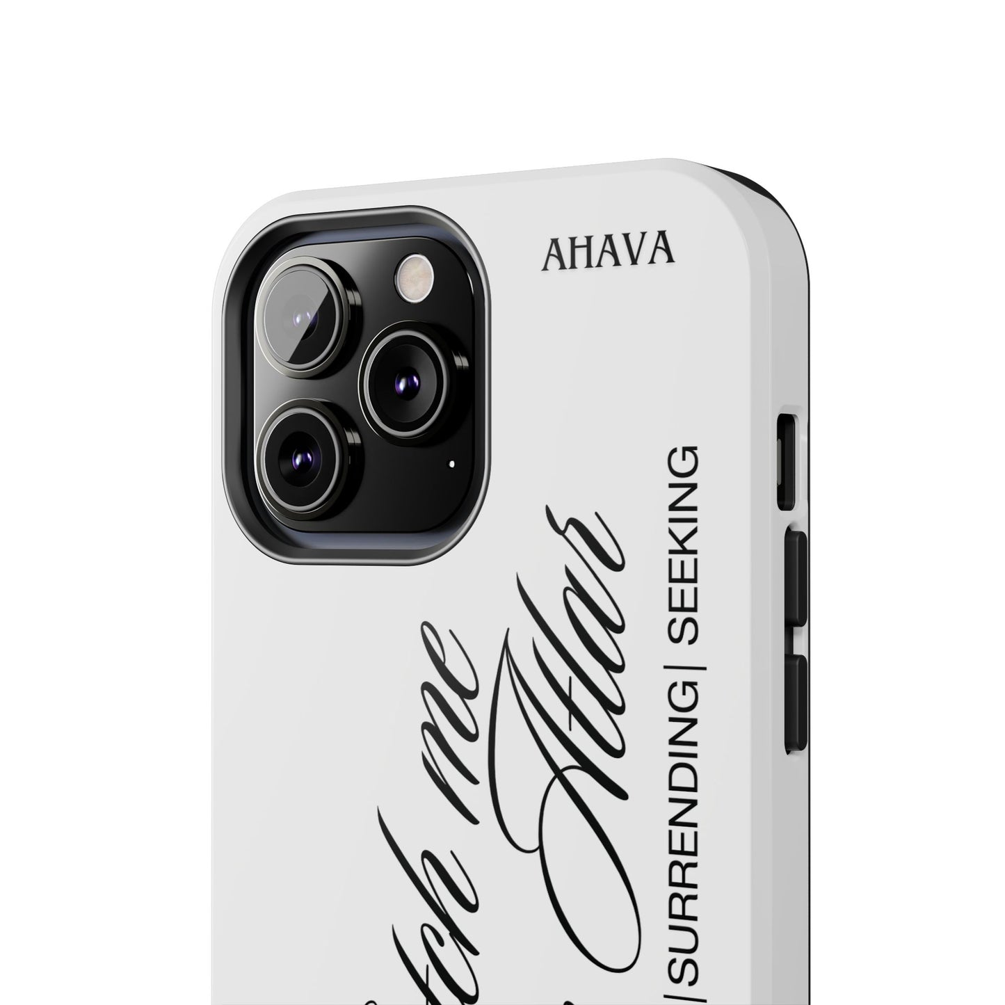 "Catch Me at the Altar" White Phone Case